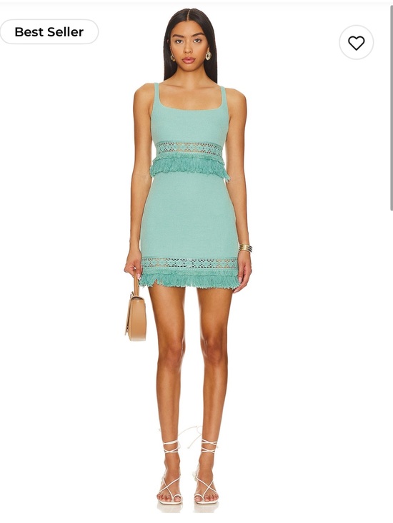 SAYLOR Dresses & Skirts - SAYLOR Kenzia Mini Dress in Aqua size medium NWT